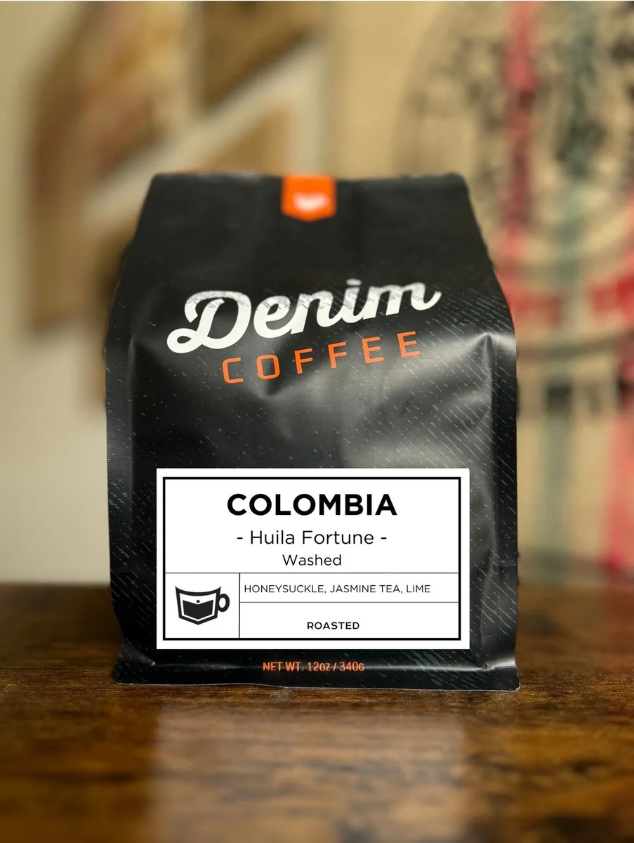 colombia huila fortune, colombia coffee from denim coffee
