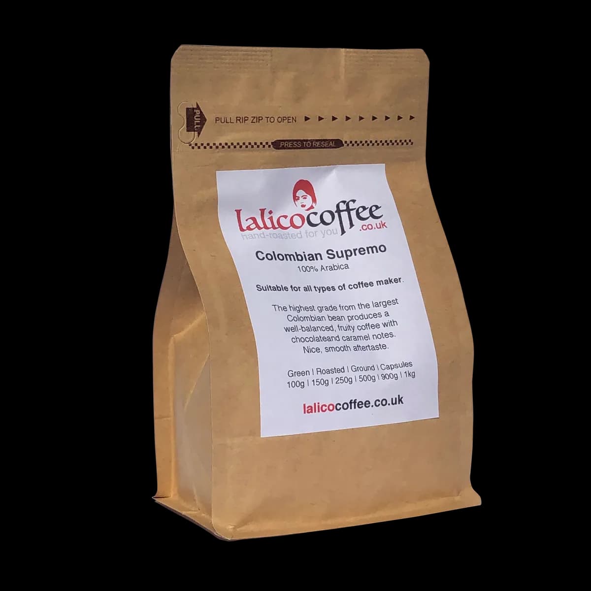 colombia excelso rfa organic sierra estate - solbohemio, colombia coffee from lalico coffee