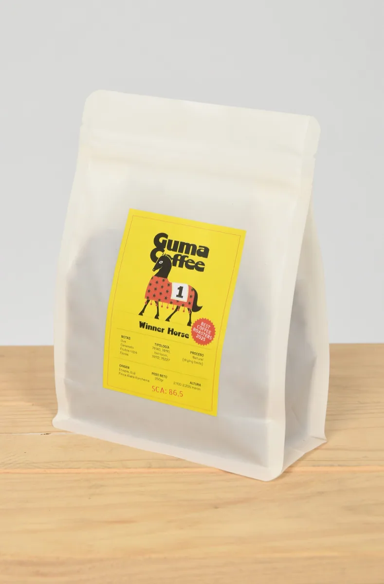 winner horse, etiopía natural, ethiopia coffee from bee love