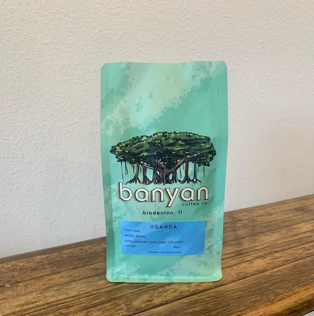 organic uganda (bugisu) dark roast coffee, uganda coffee from banyan coffee co.