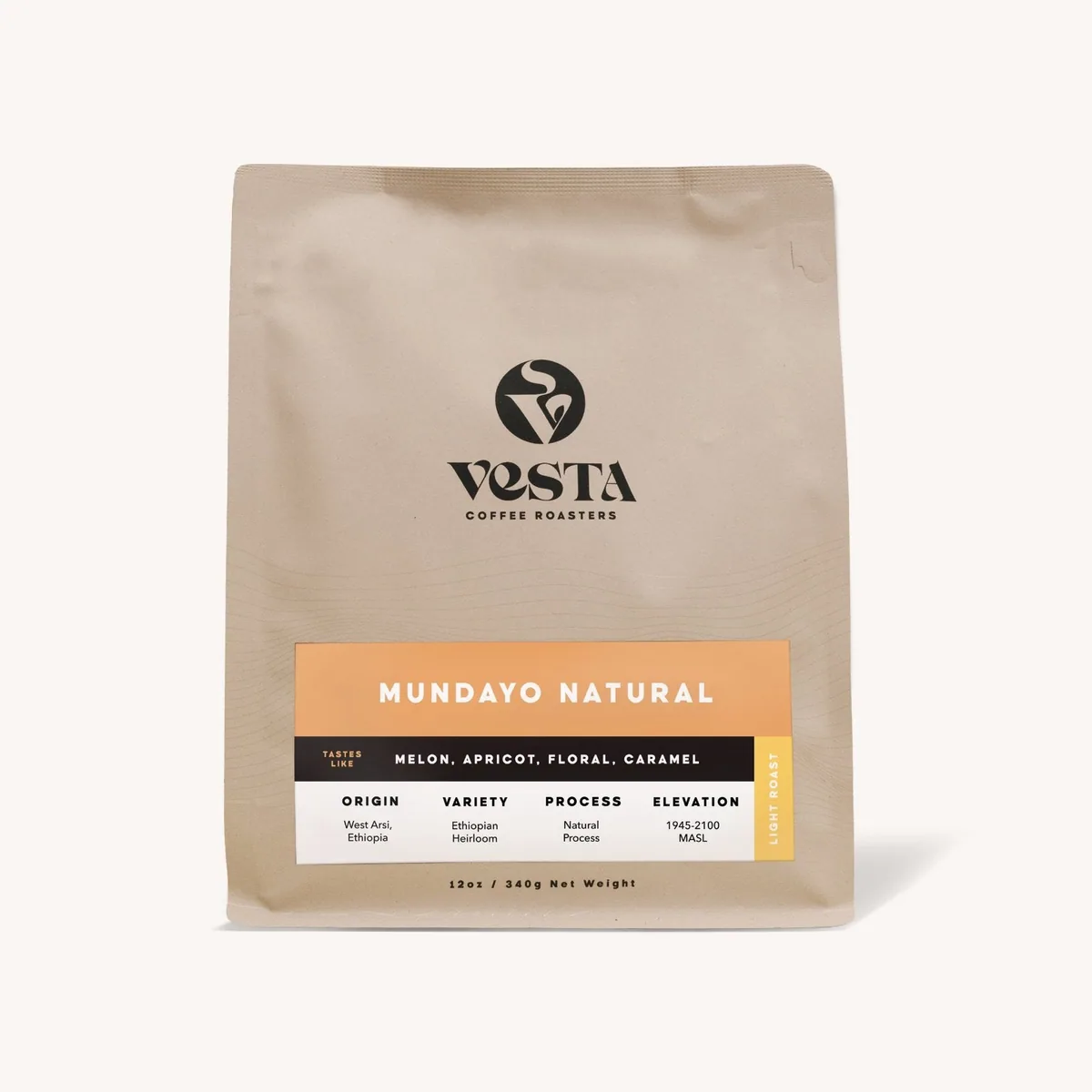 mundayo - natural ethiopia, ethiopia coffee from vesta coffee roasters