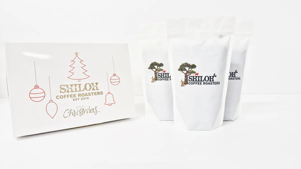 all new: festive blends box (3 x200g), costa rica coffee from shiloh coffee roasters ltd