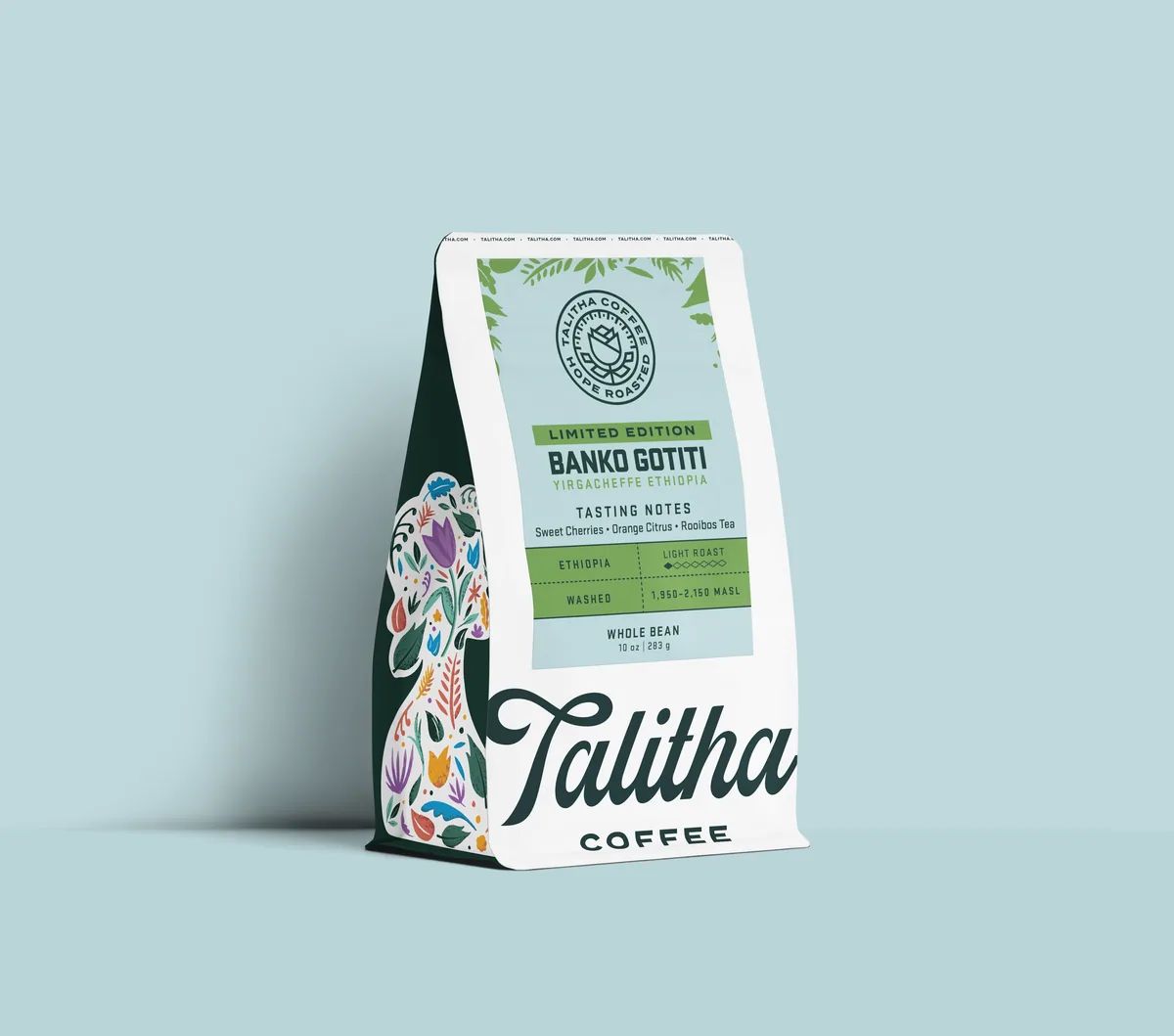 talitha limited release banko gotiti yirgacheffe, ethiopia coffee from talitha coffee roasters (roastery only)