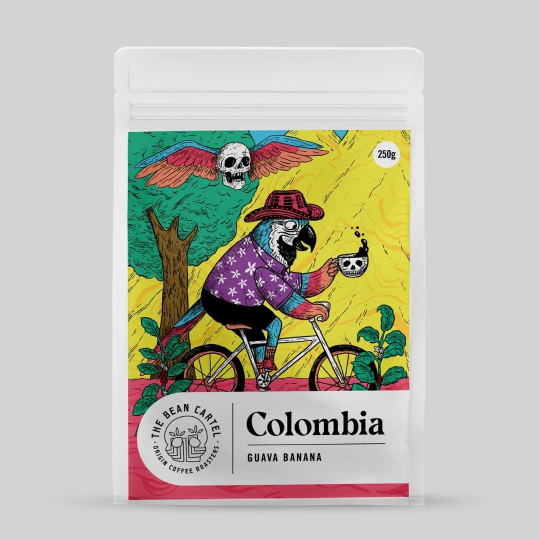 colombia - guava banana anaerobic natural processed, colombia coffee from the bean cartel coffee roasters