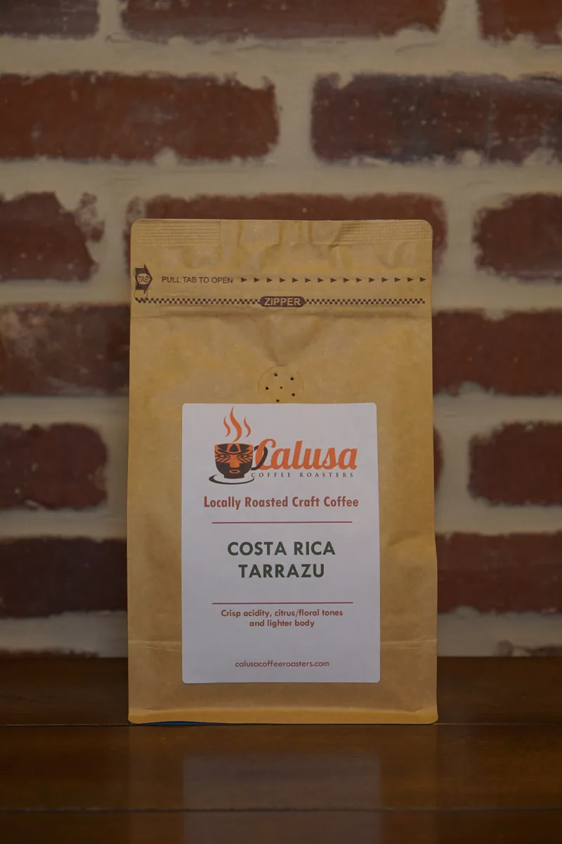 costa rica tarrazu, costa rica coffee from calusa coffee roasters