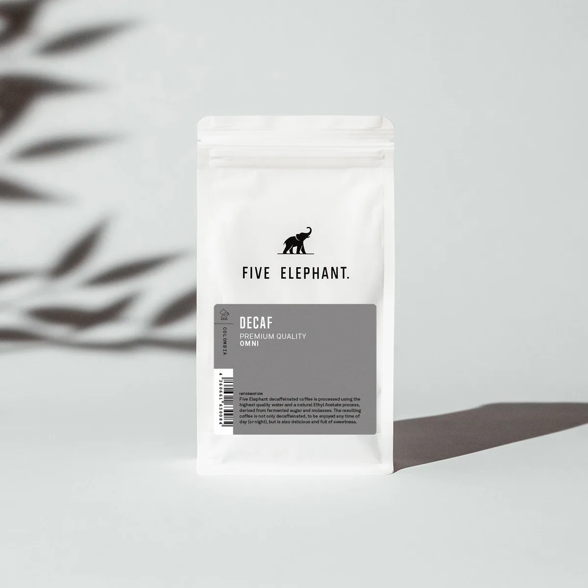 colombia decaf – omni roast – filter & – espresso, colombia coffee from five elephant
