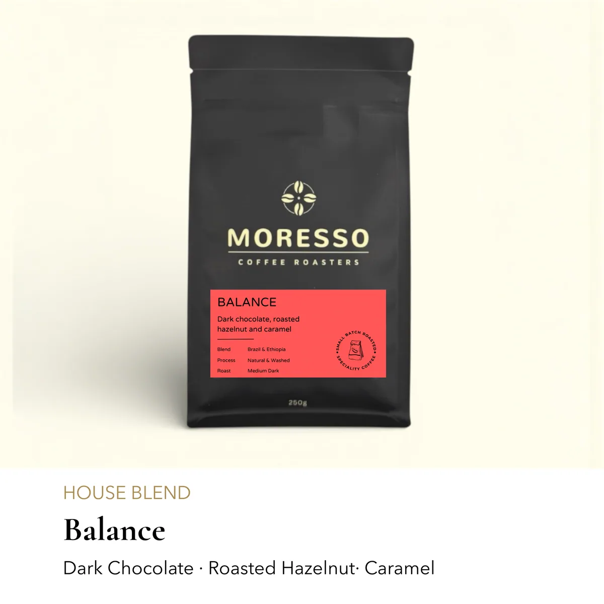 balance, ethiopia + brazil coffee from moresso coffee roasters