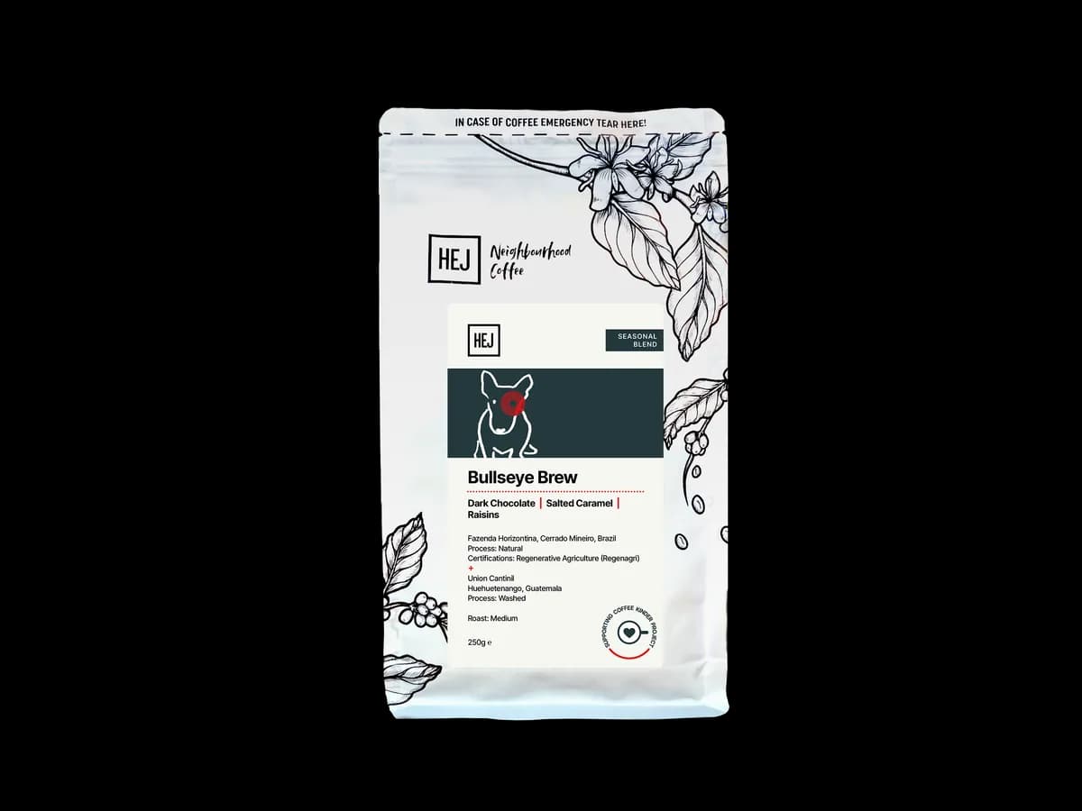 bullseye brew, guatemala coffee from hej roastery and coffee house