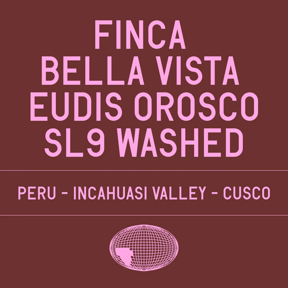 finca bella vista - eudis orosco sl9 washed, peru coffee from datura