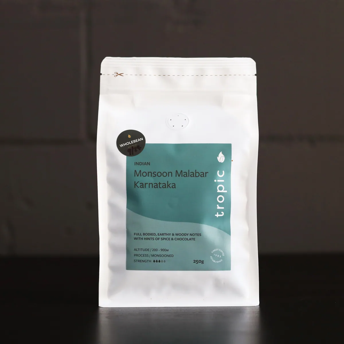 indian monsoon malabar karnataka coffee, india coffee from tropic coffee ltd