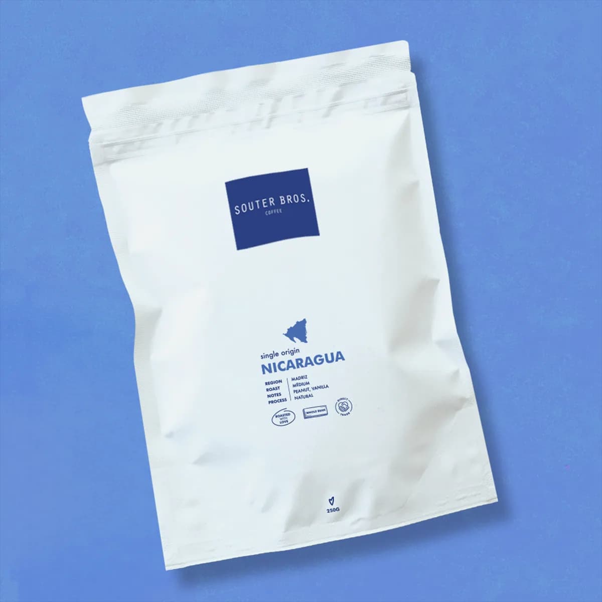 single origin nicaragua coffee — vanilla, citrus & cocoa | souter bros., nicaragua coffee from souter bros.
