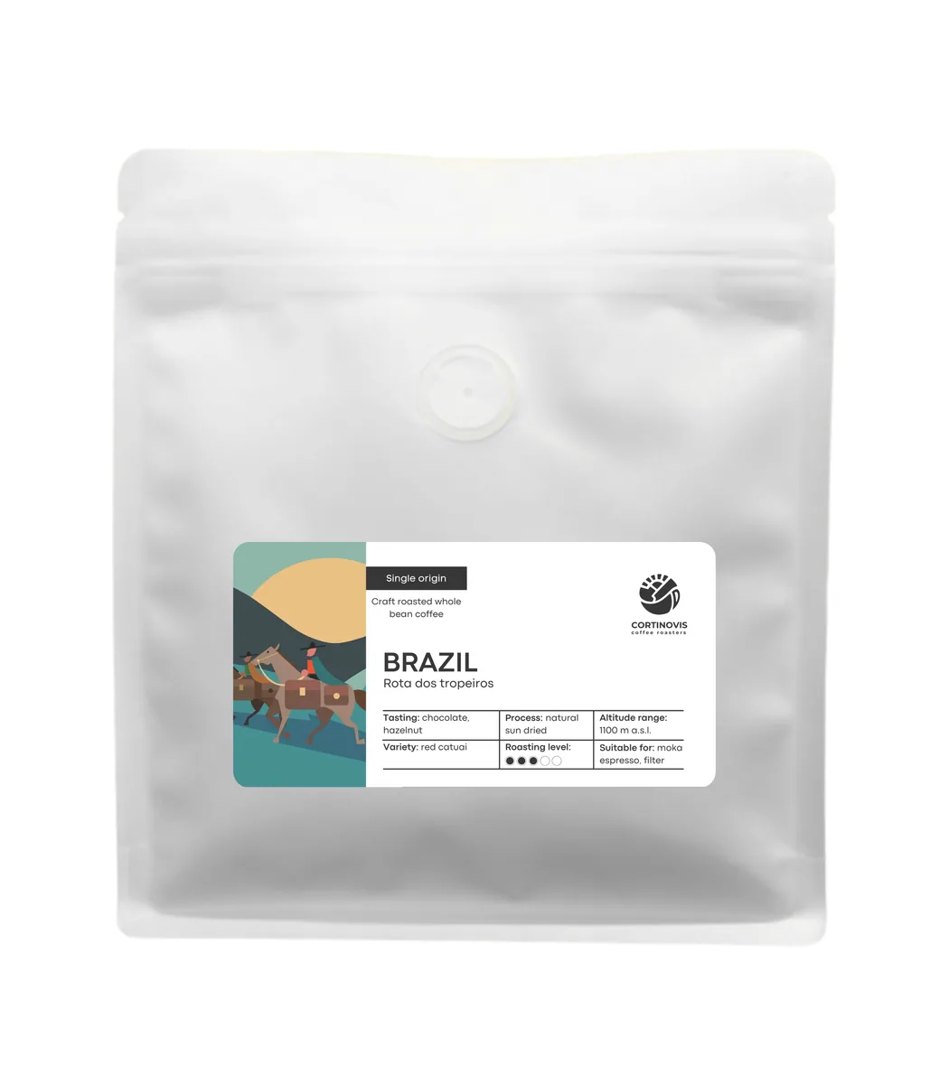 brazil - rota dos tropeiros, brazil coffee from cortinovis specialty coffee roasters milano