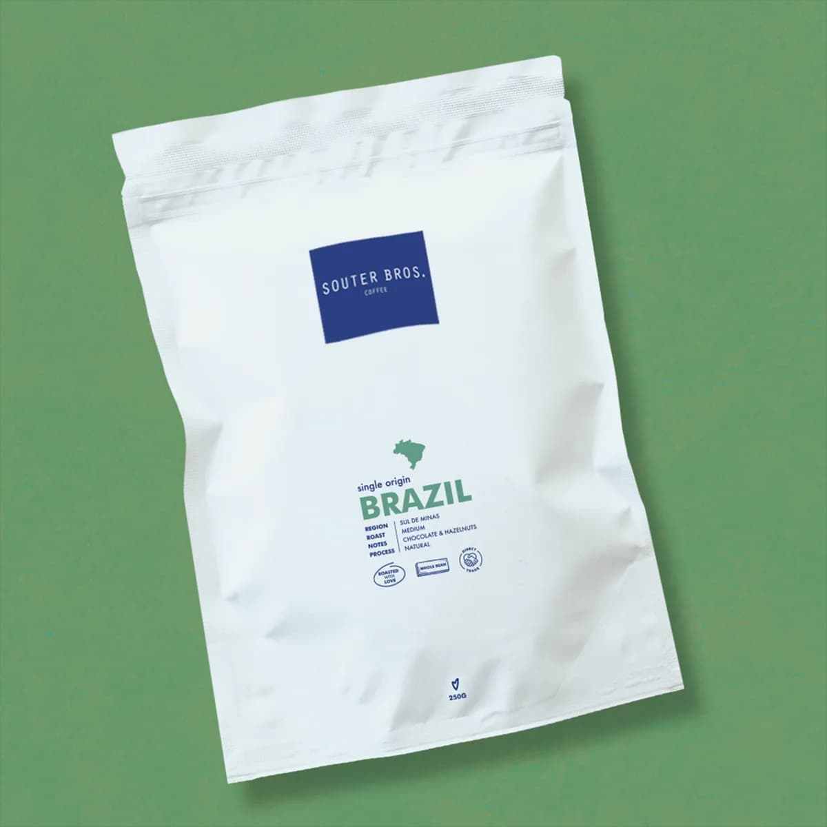 single origin brazil mogiana coffee — milk chocolate & hazelnut | souter bros., brazil coffee from souter bros.