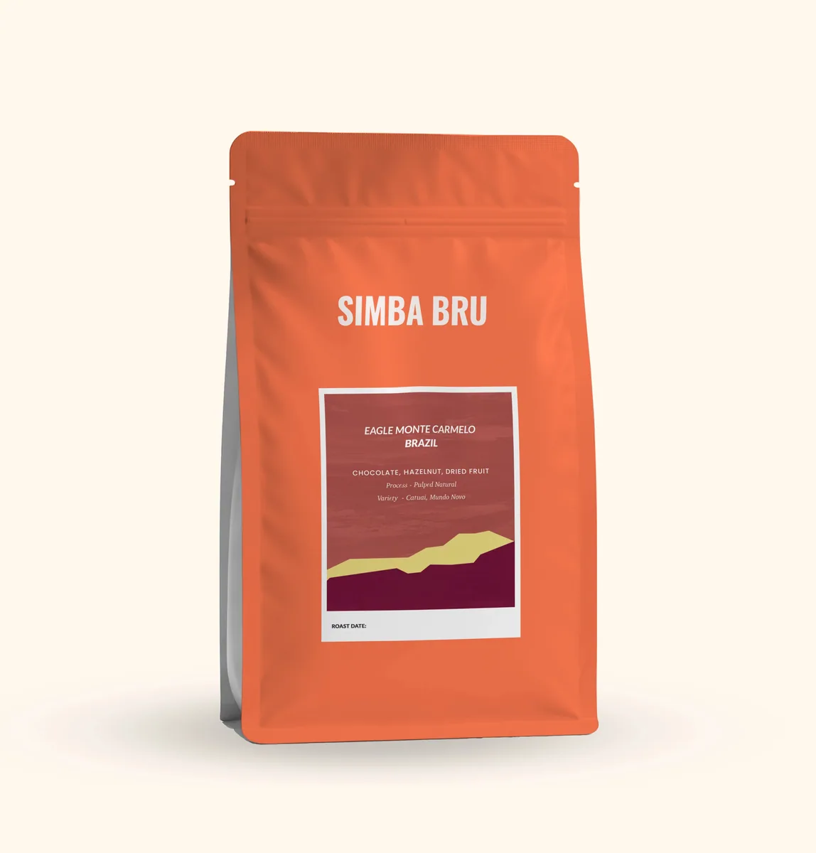 eagle monte carmelo | brazil, brazil coffee from simba bru coffee roasters