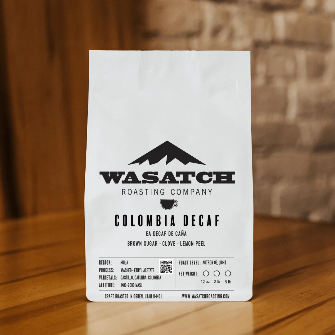 colombia – risaralda (decaf), colombia coffee from wasatch roasting company