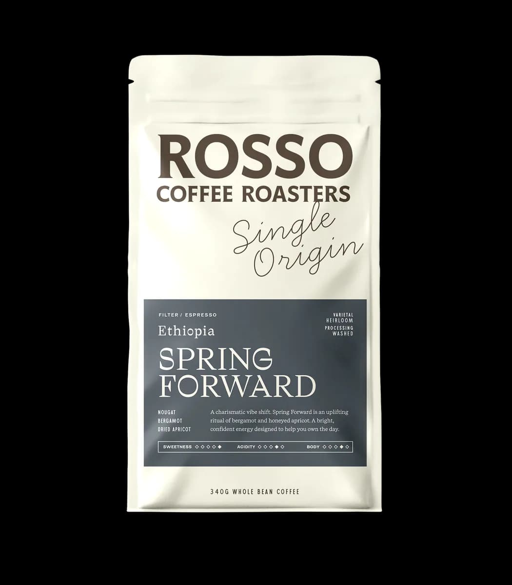 spring forward / ethiopia, ethiopia coffee from rosso coffee roasters