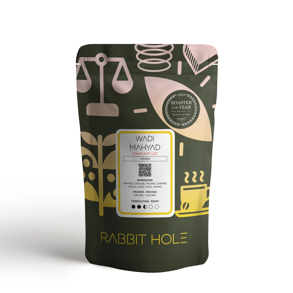 wadi mahyad - community lot, yemen coffee from rabbit hole roasters