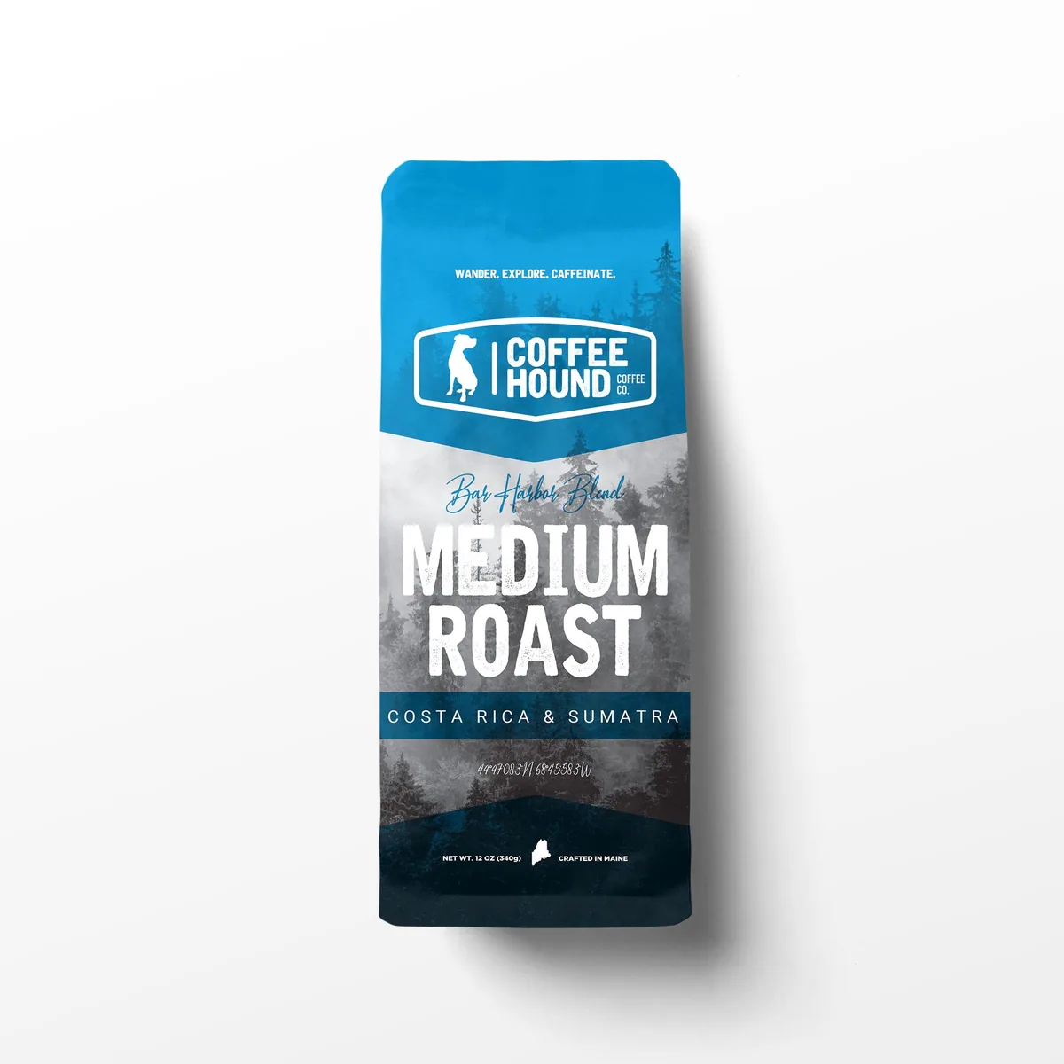 bar harbor: medium roast coffee, costa rica + indonesia + sumatra coffee from coffee hound coffee co. at the stadium