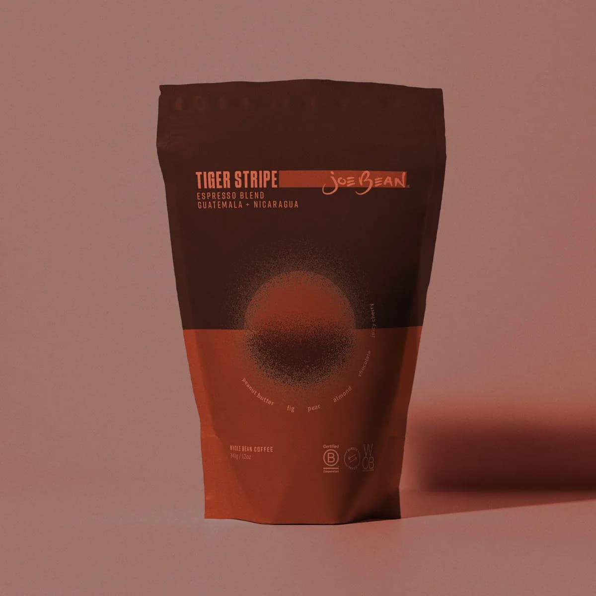 tiger stripe espresso, guatemala + nicaragua coffee from joe bean roasters