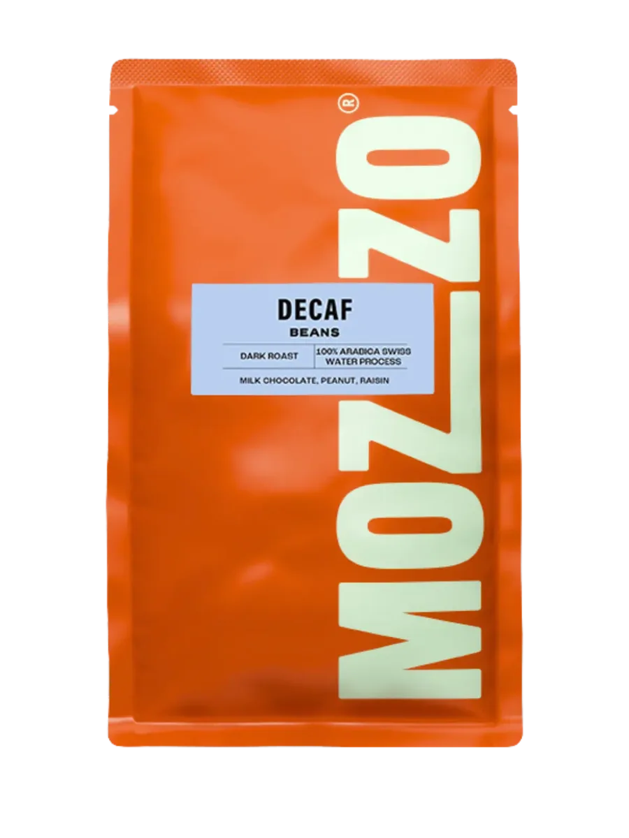 decaf, brazil coffee from mozzo coffee