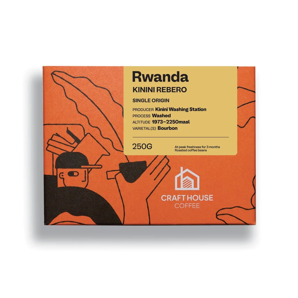 rwanda kinini rebero, rwanda coffee from craft house coffee