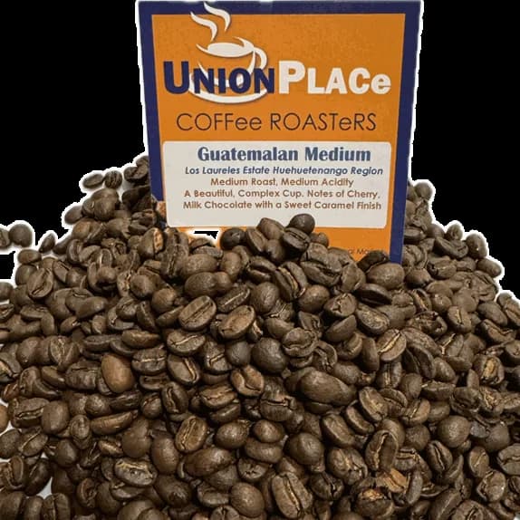 guatemalan los laureles estate medium roast, guatemala coffee from union place coffee roasters