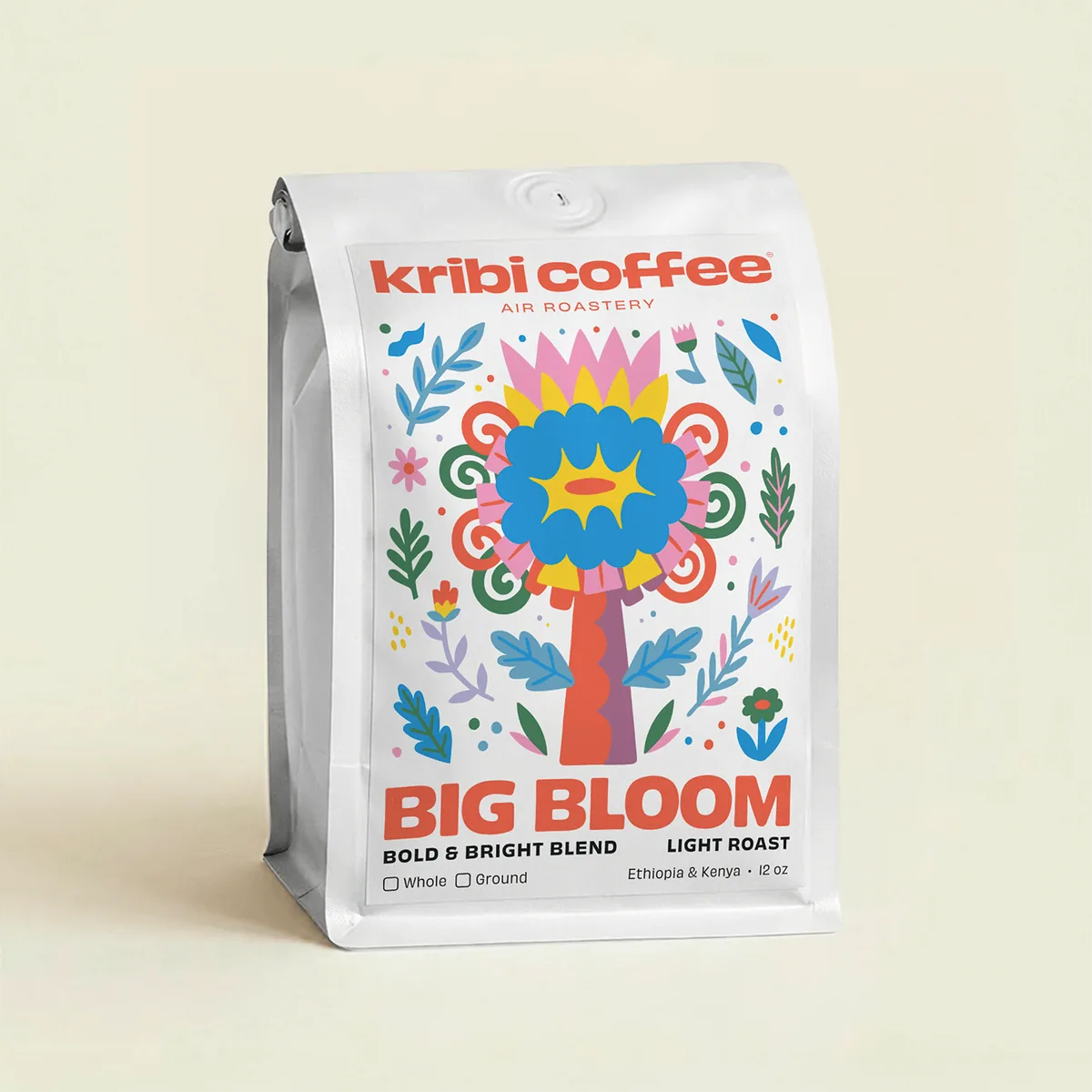 big bloom | ltd. edition, ethiopia + kenya coffee from kribi coffee - albion