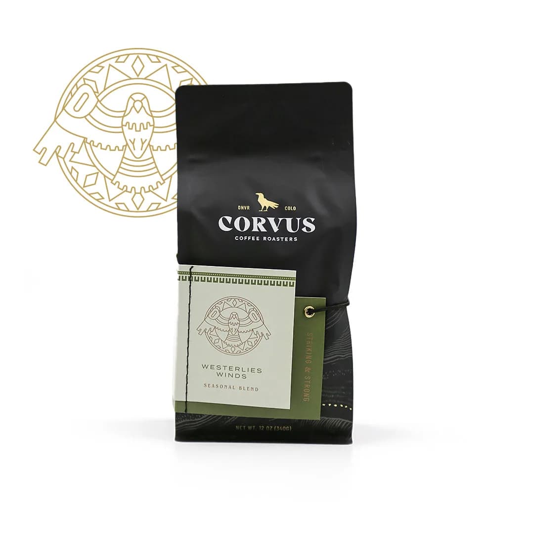 westerlies winds, ethiopia + colombia + indonesia coffee from corvus coffee roasters
