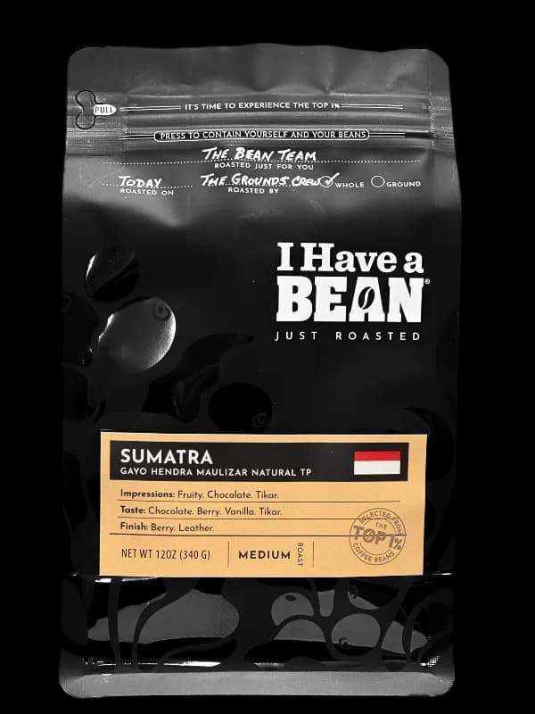 sumatra - gayo - hendra maulizar - natural tp, indonesia + sumatra coffee from i have a bean
