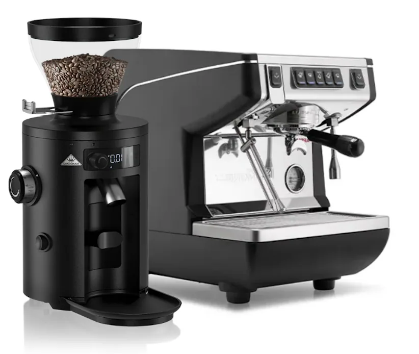 intermediate espresso package appia life 1 group + mahlkoenig x54, brazil coffee from kilted coffee