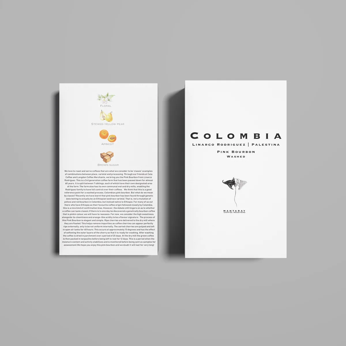 colombia linarco rodriguez | palestina huila (single origin filter), colombia coffee from manta ray coffee roasters