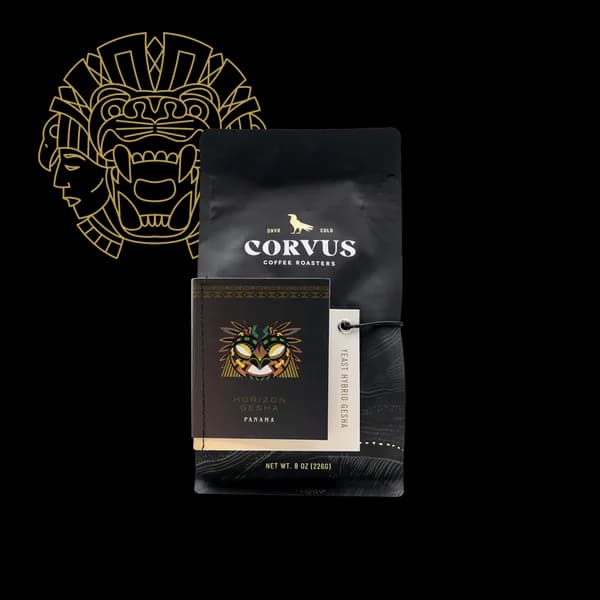 horizon gesha, panama coffee from corvus coffee roasters