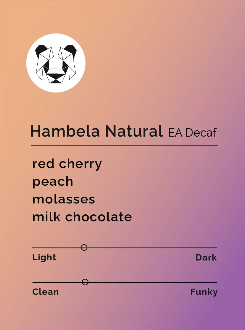 hambela natural - ea decaf, ethiopia coffee from black & white coffee roasters
