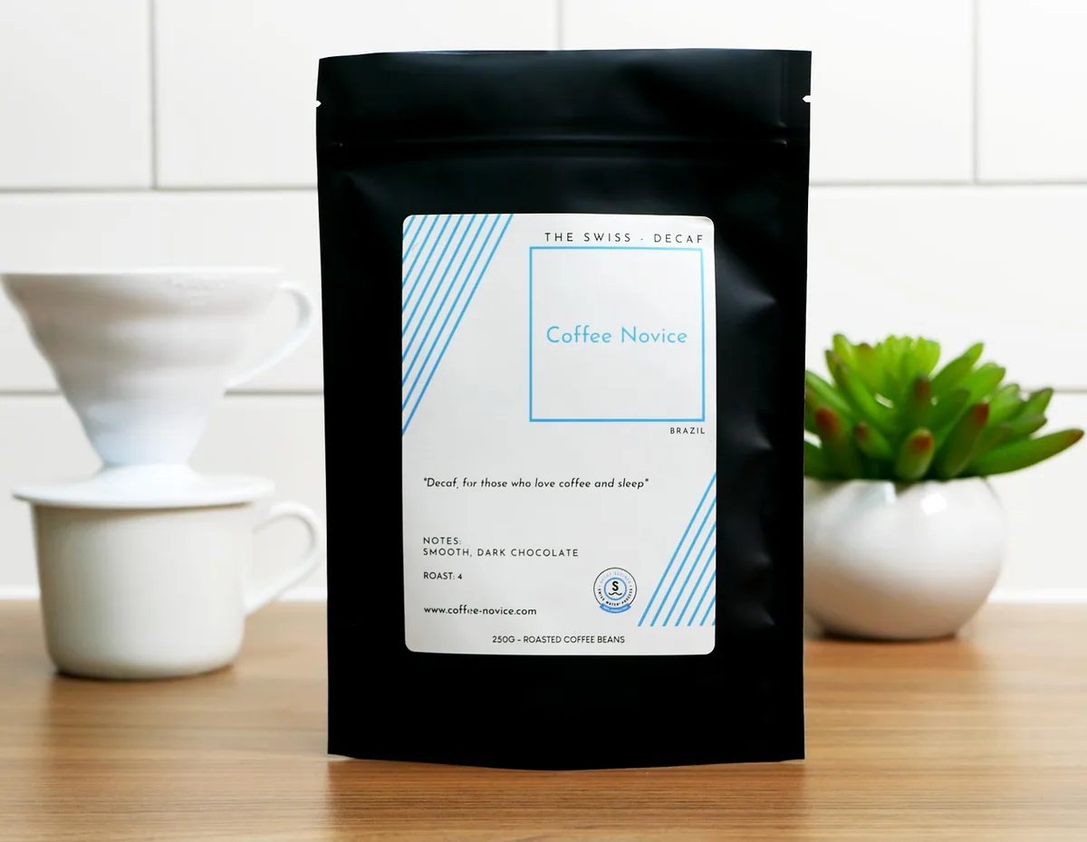 the swiss - decaf, brazil coffee from coffee novice