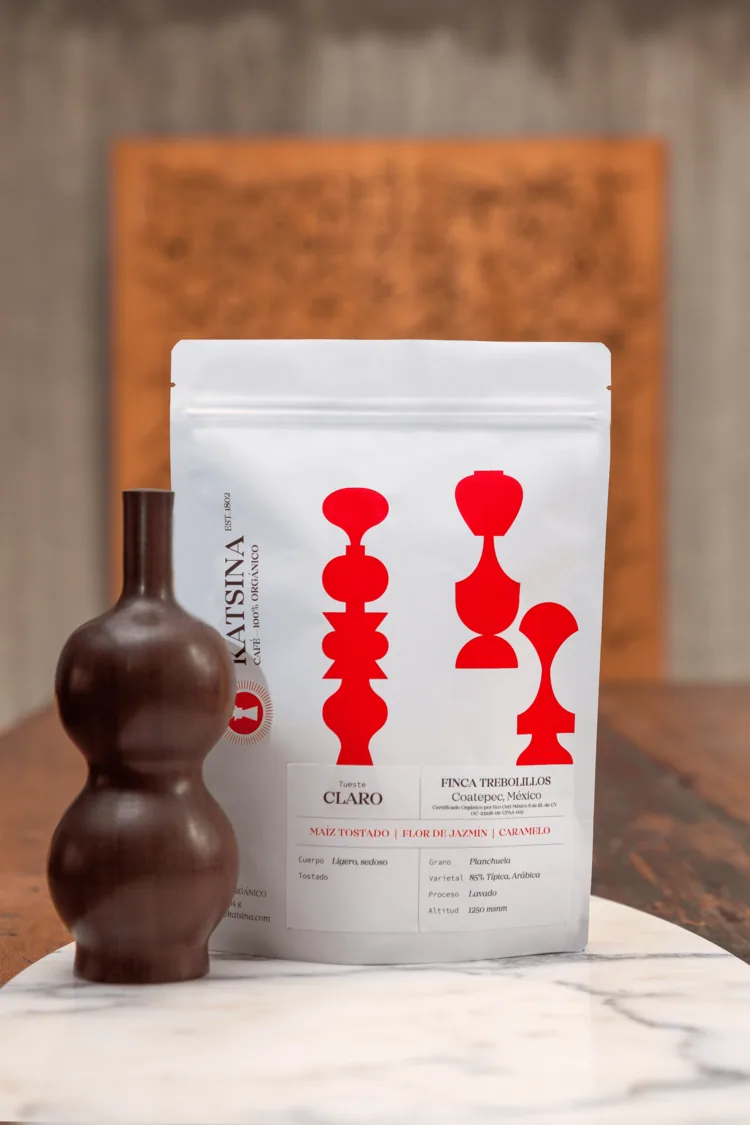 café orgánico - tueste claro 1lb (454 gr.), mexico coffee from cafe katsina | el desastre bookstore