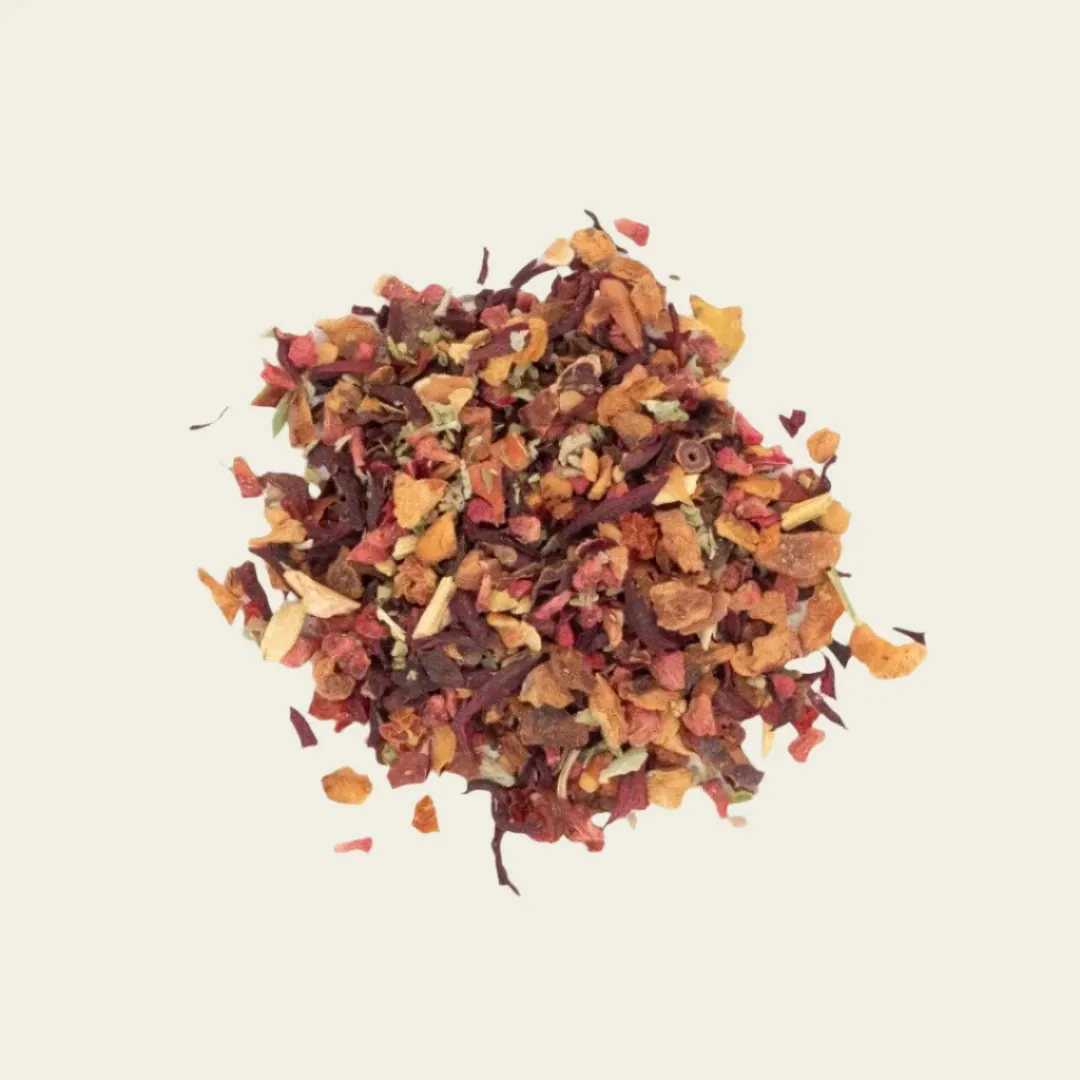 xo tea - red rose petals tea certified organic 250g, india coffee from offshoot coffee