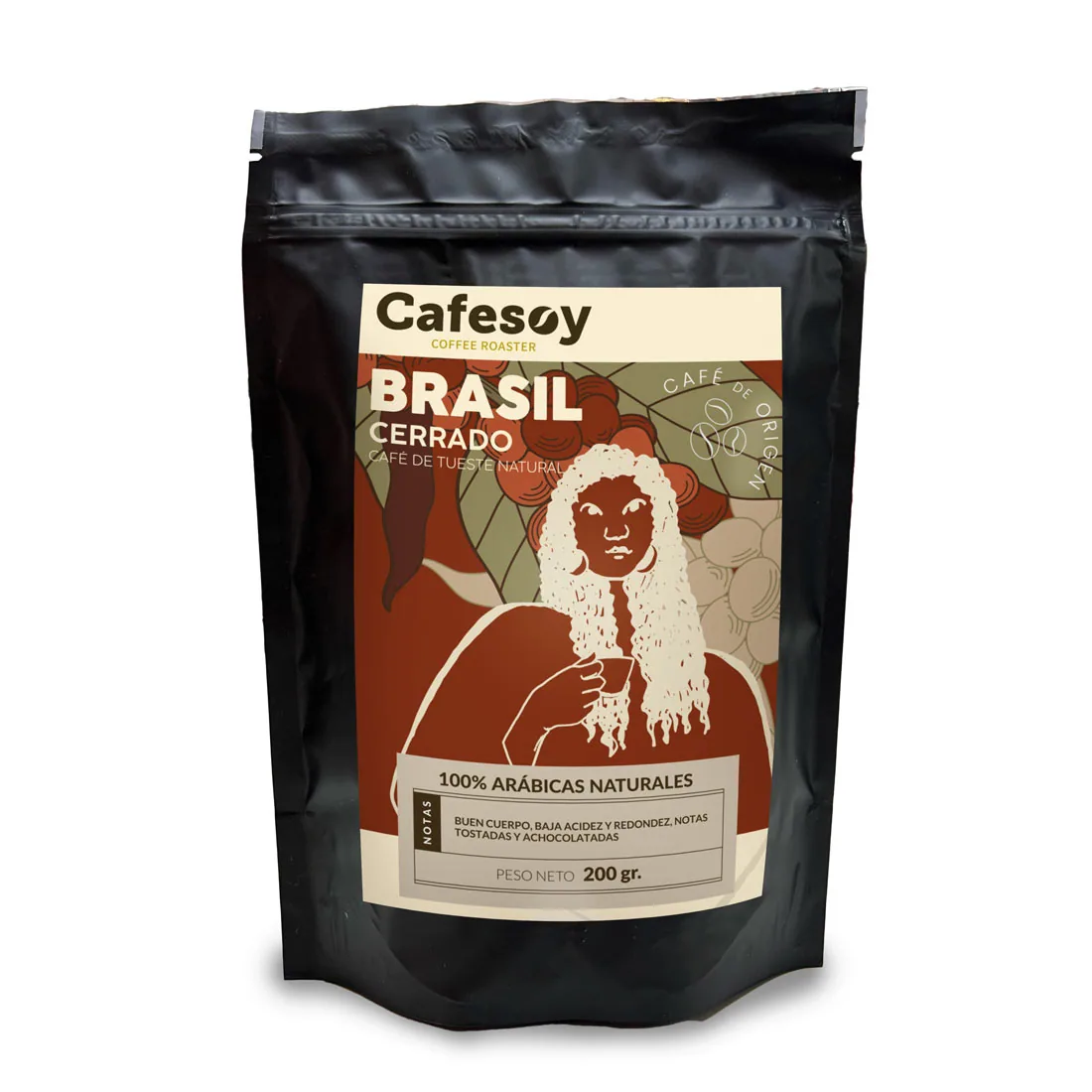 cafe brasil 200 gr. cafesoy, brazil coffee from cafés cafesoy | café especialidad | tienda café online