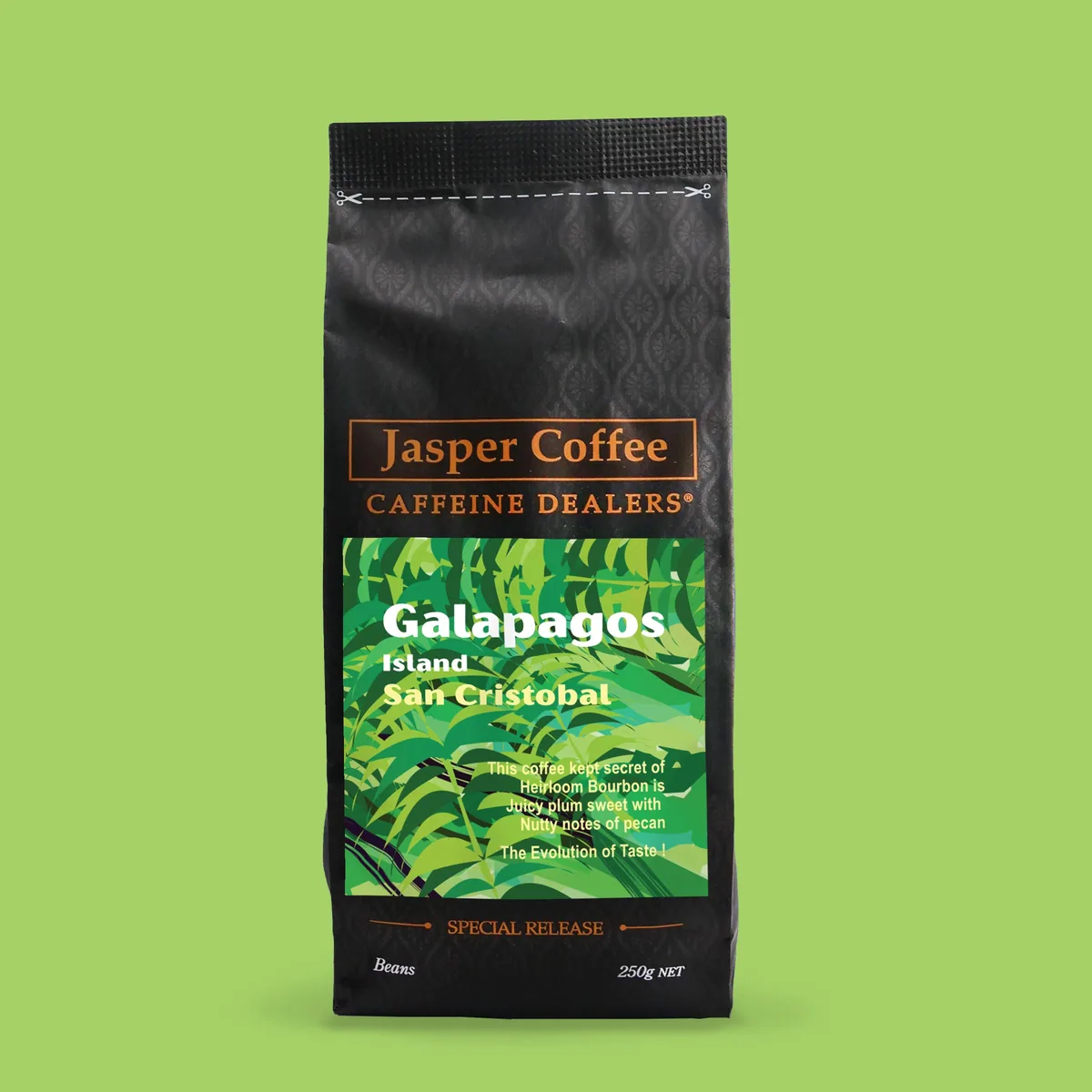 galapagos islands san cristobal, ethiopia + ecuador + indonesia + sumatra + india coffee from jasper coffee - roaster