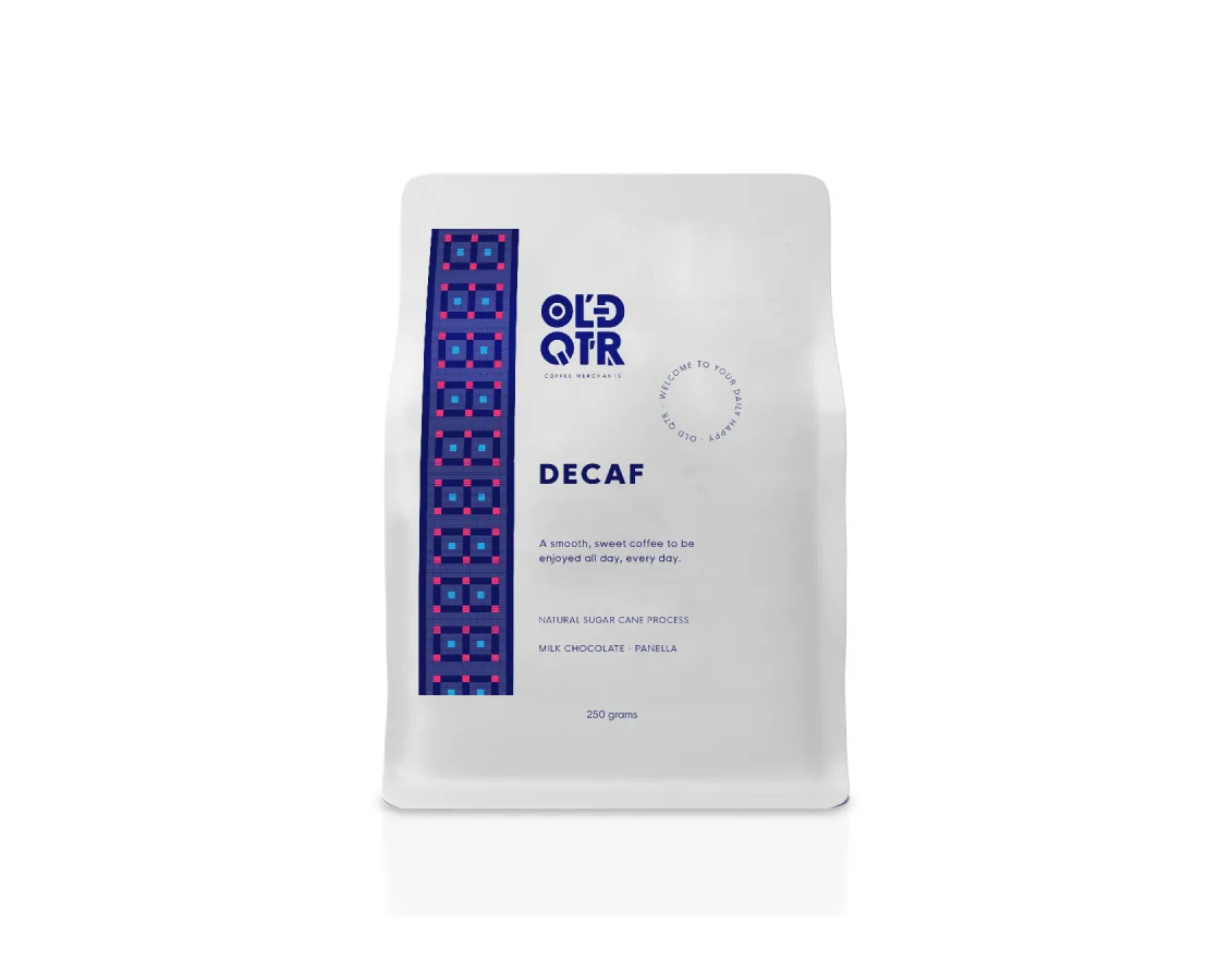 old quarter decaf, colombia coffee from old quarter coffee merchants - southport