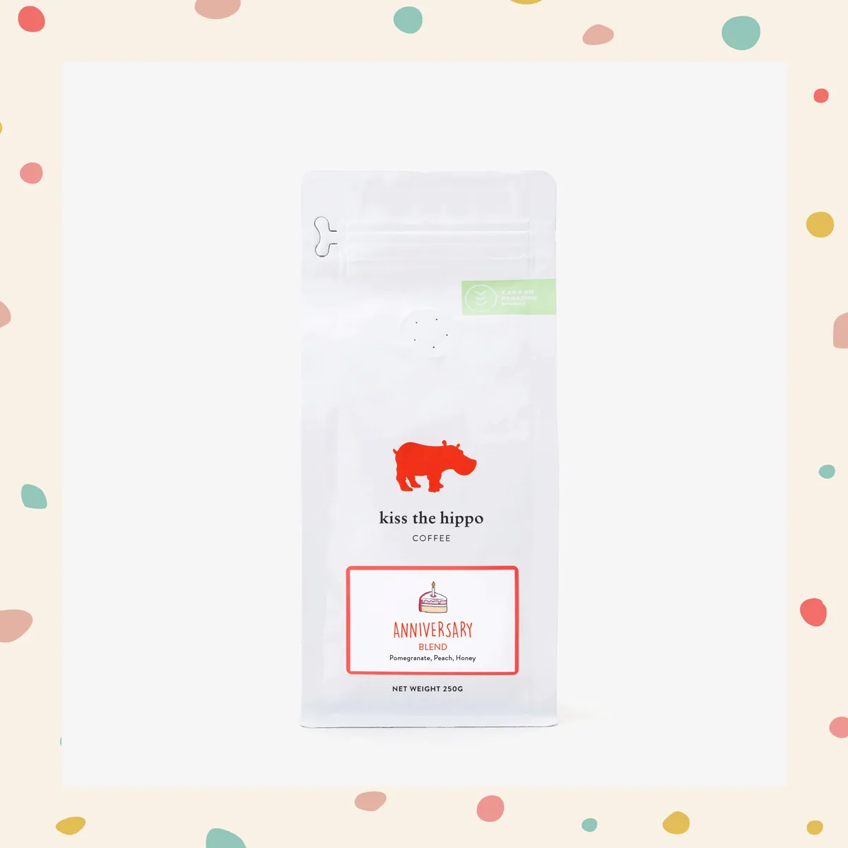 anniversary blend, rwanda + burundi + colombia coffee from kiss the hippo roastery limited
