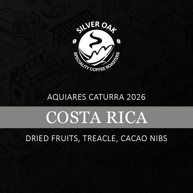 wholesale house espresso: aquiares 26, costa rica coffee from silver oak coffee ltd