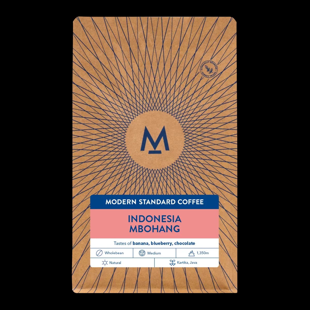 indonesia mbohang (natural), indonesia coffee from modern standard coffee - roastery