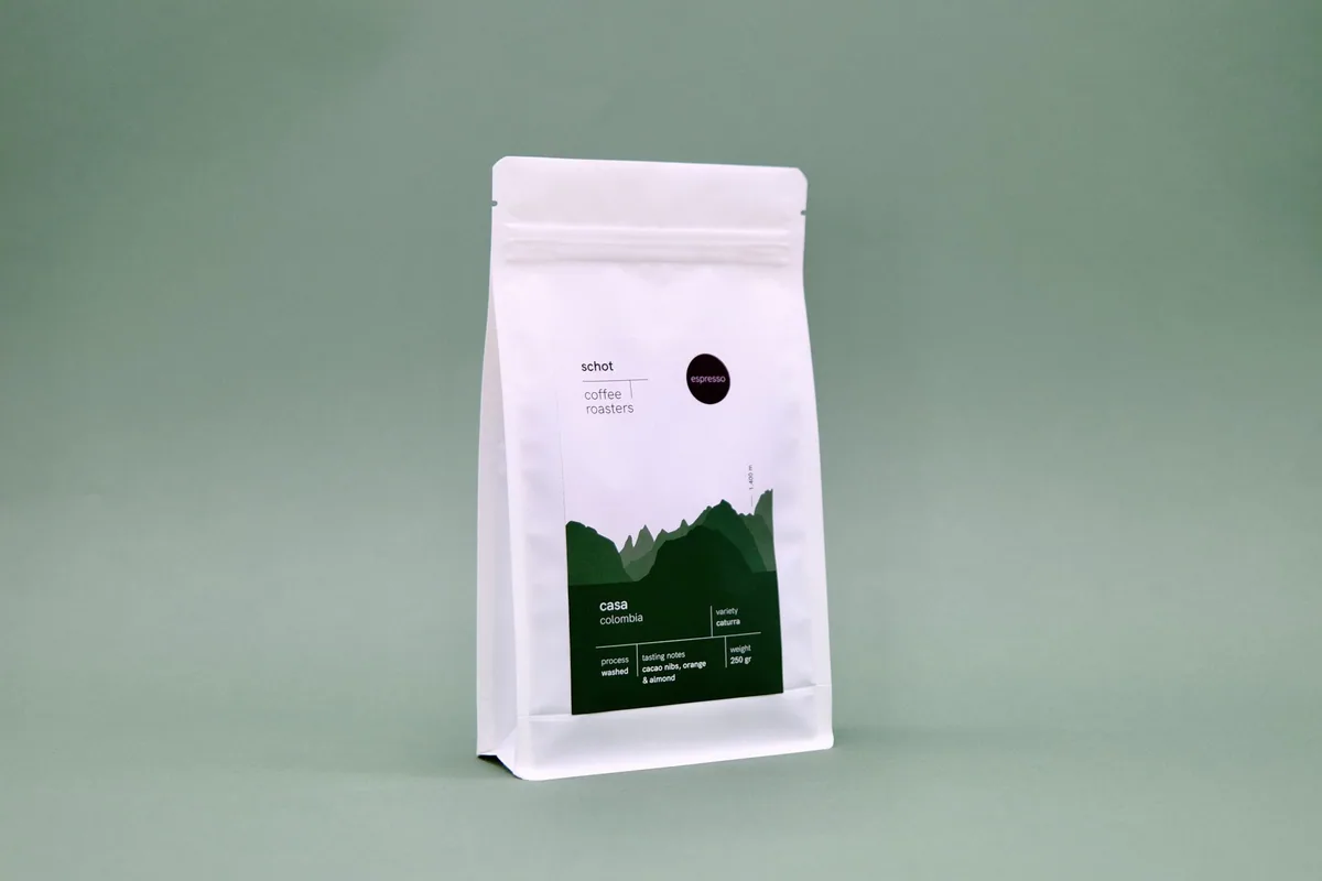 colombia casa, colombia coffee from schot coffee roasters