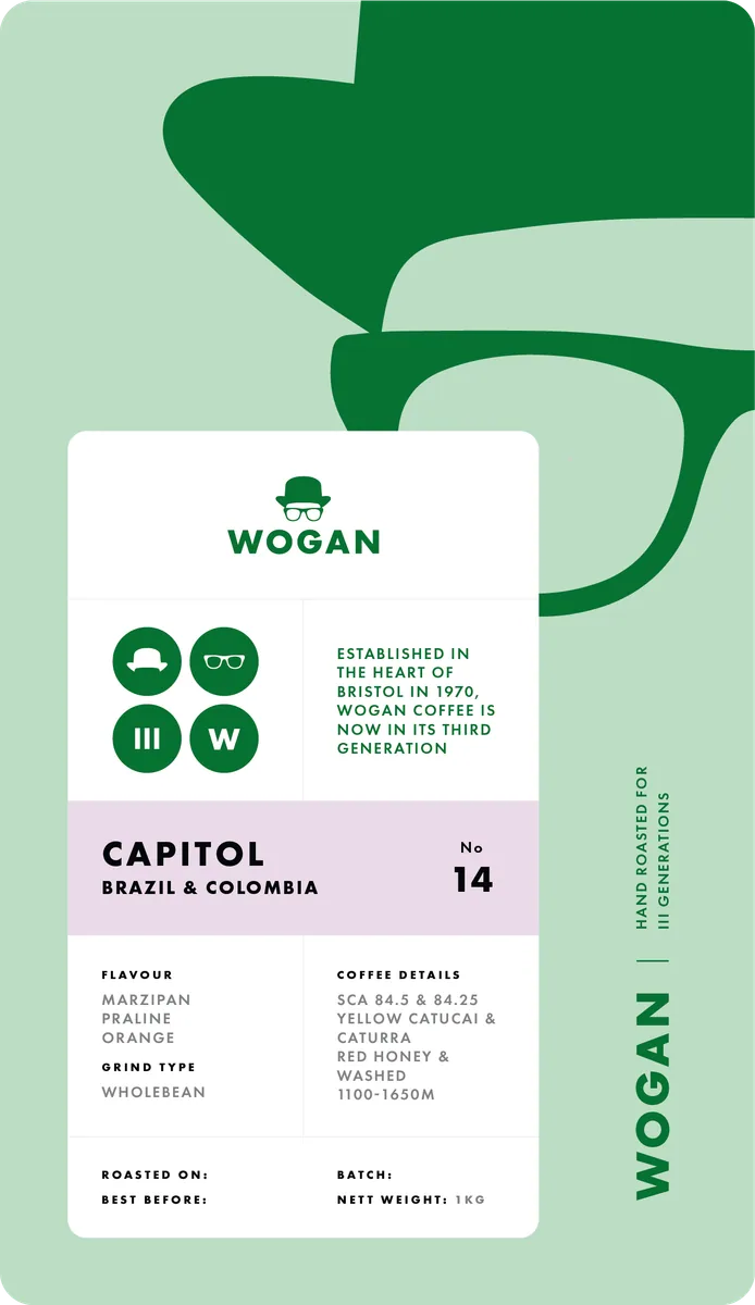capitol, colombia + brazil coffee from wogan coffee