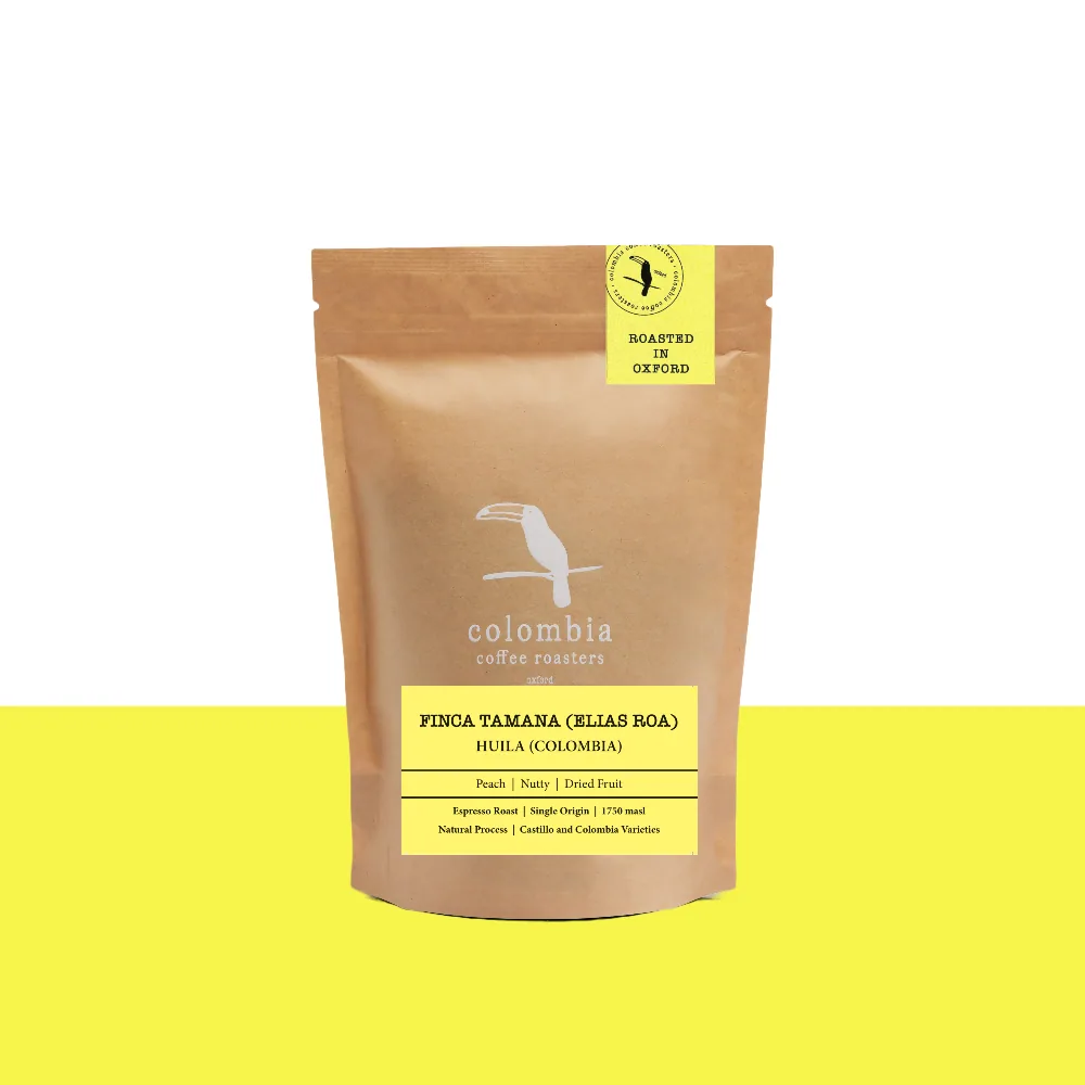 finca tamaná natural process (espresso roast) huila, colombia, colombia coffee from colombia coffee roasters.
