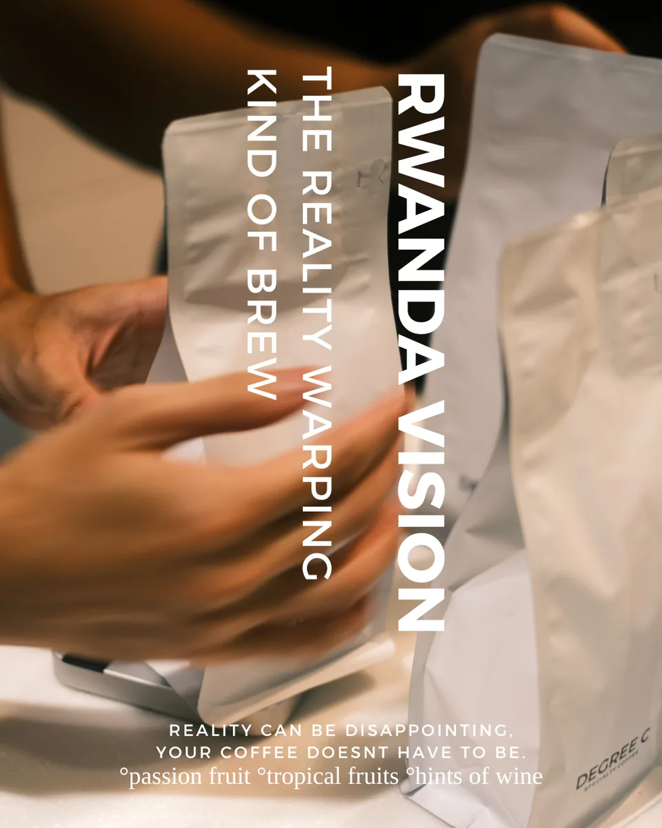 rwanda vision, rwanda coffee from degree c cafe + roastery