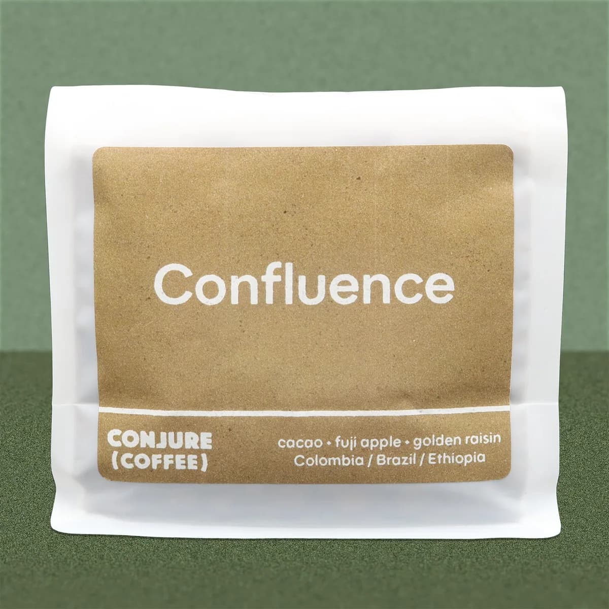 confluence blend, ethiopia + colombia + brazil coffee from conjure coffee ~ cafe & coffee roastery