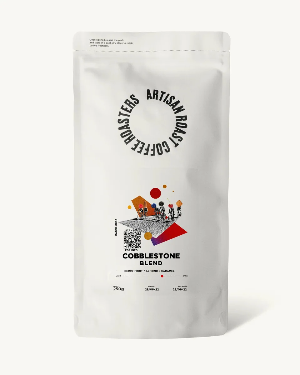 cobblestone, colombia + nicaragua coffee from artisan roast broughton street