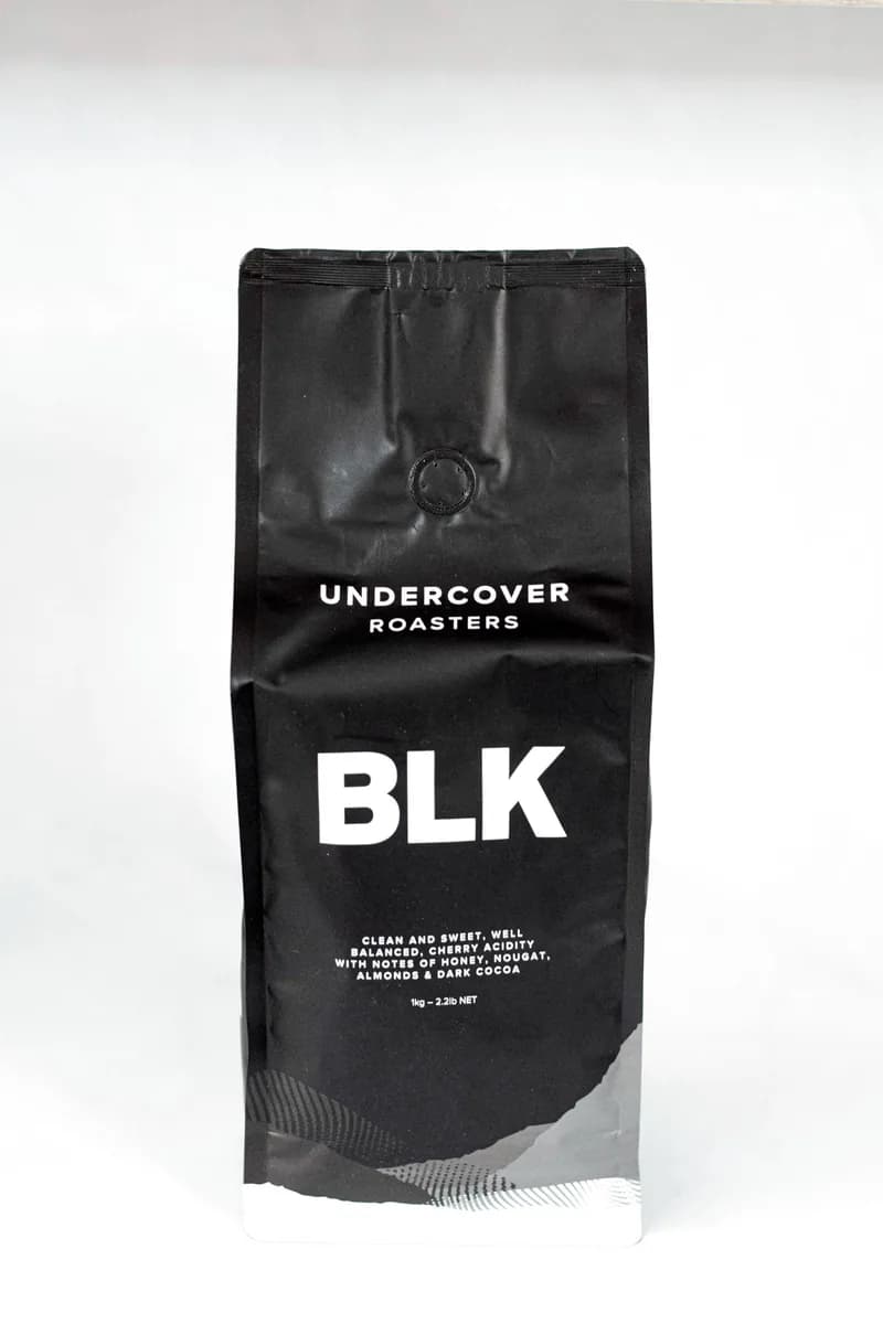 blk, our signature blend, ethiopia + colombia + guatemala coffee from undercover roasters hq