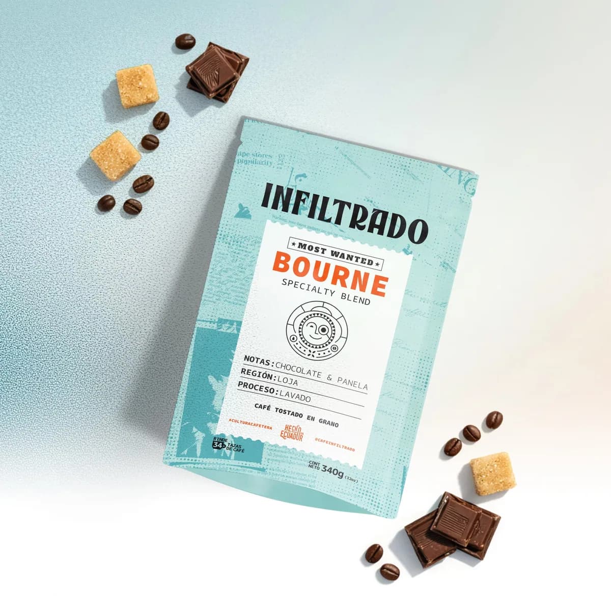 bourne, ecuador coffee from café infiltrado | café de especialidad